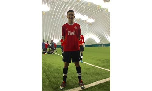 Soccer Academy Student makes U15 Canadian National Team